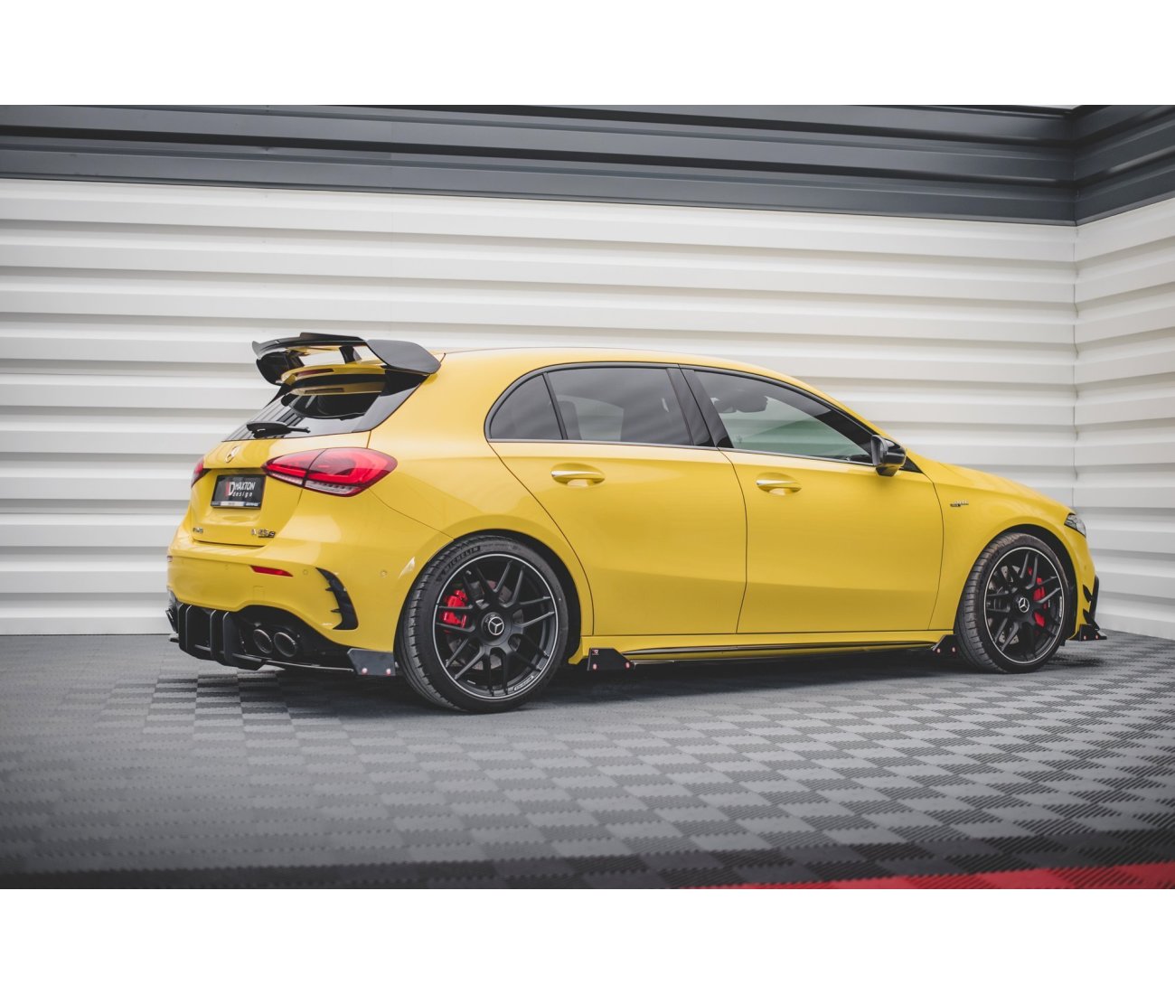 MAXTON DESIGN side skirts Cup + Flaps V.2 Mercedes-AMG A45 S 