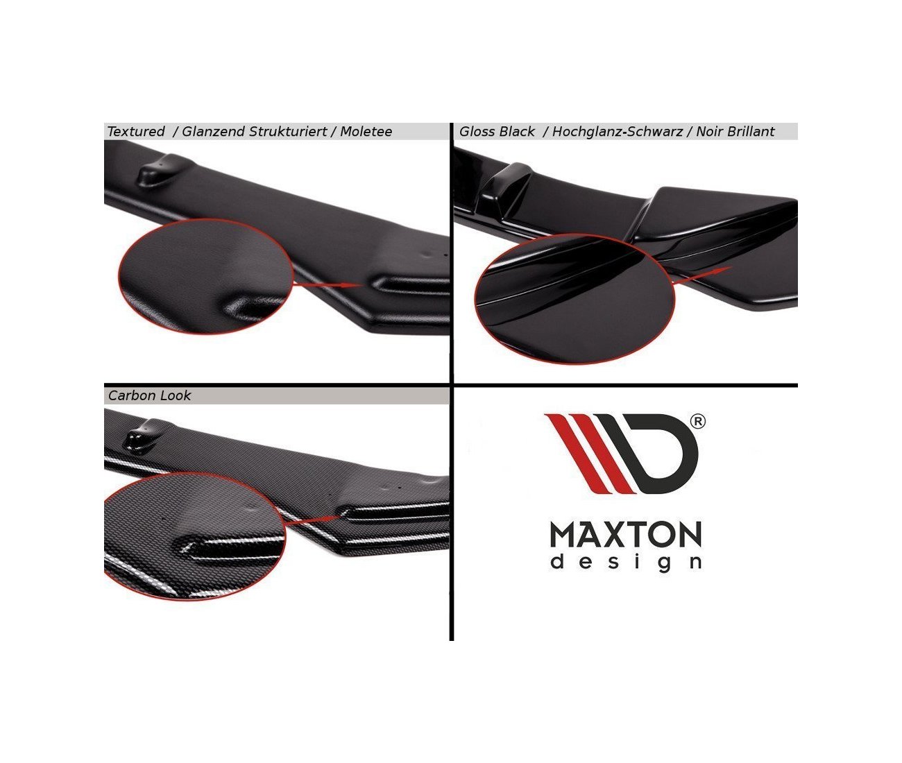 MAXTON DESIGN side skirts Cup + Flaps V.2 Mercedes-AMG A45 S 