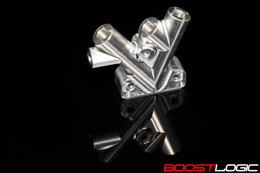 Boost Logic Nissan R35 GT-R Billet Oil Distribution Block 