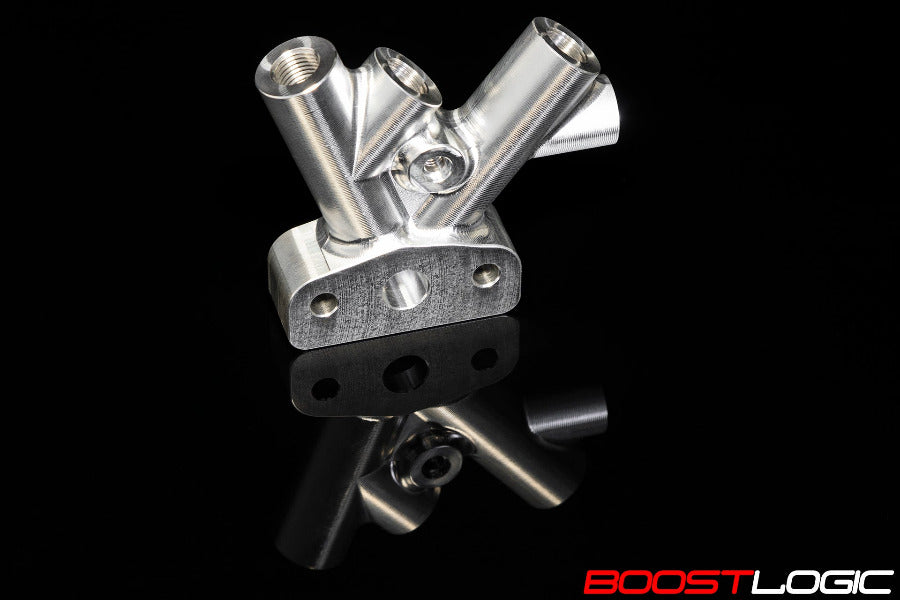 Boost Logic Nissan R35 GT-R Billet Oil Distribution Block 