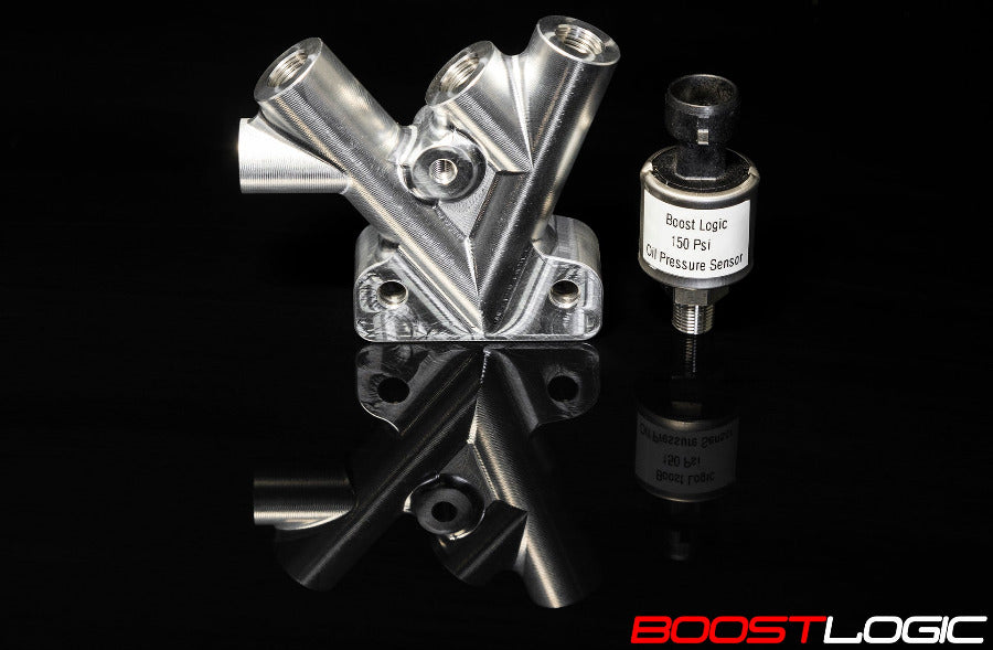 Bloc de distribution d'huile à billettes Boost Logic Nissan R35 GT-R 